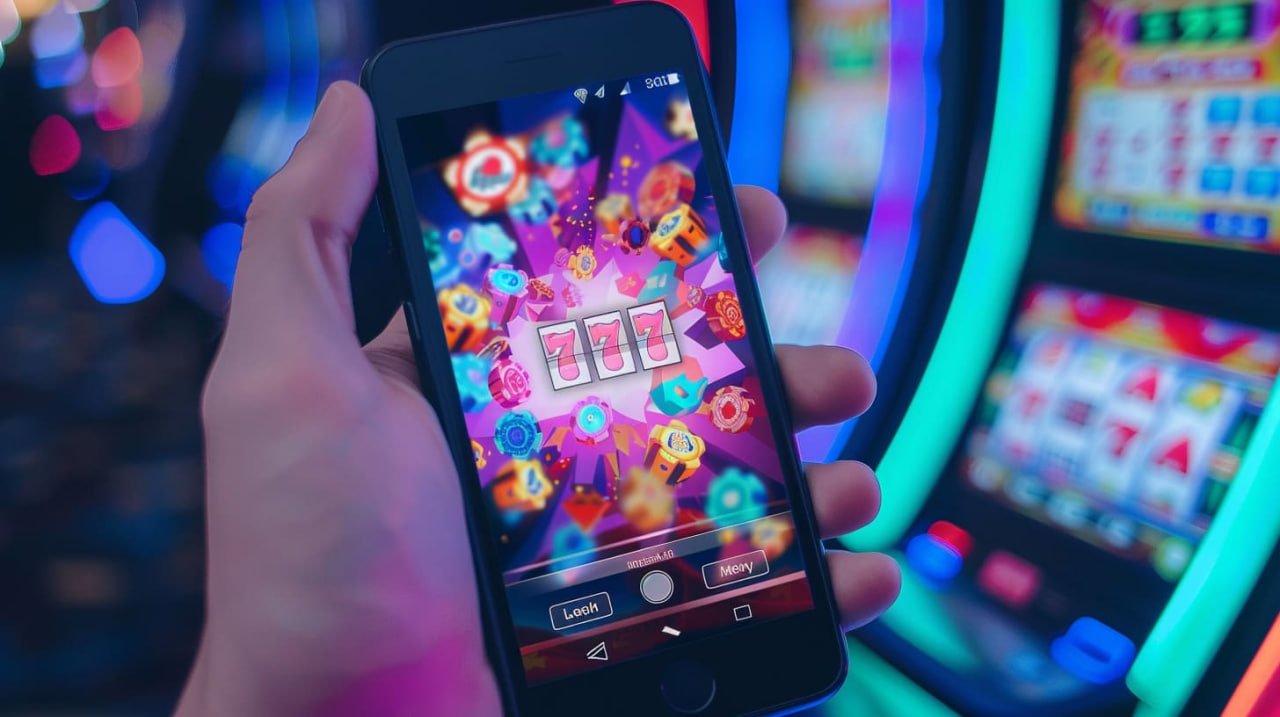 Colourful slot machine reels in sg18 game lobby